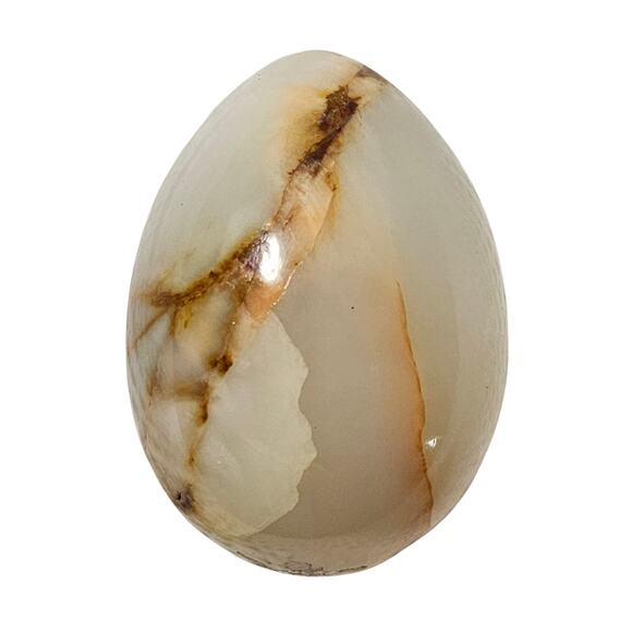 Solid Marble Polished Onyx Decorative Egg - Picture 6 of 6